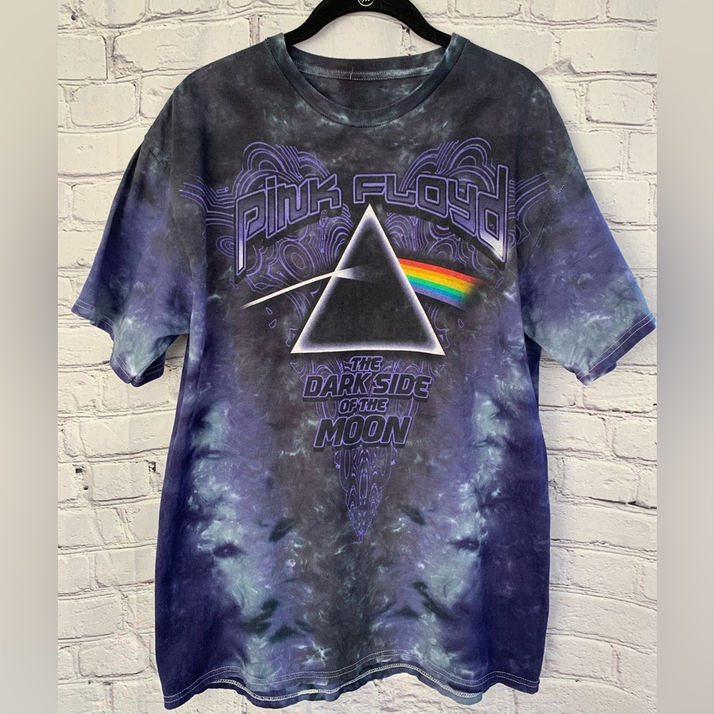 Pink Floyd Tie Dye Graphic Tee Shirt Size XL Dark Side of the Moon